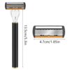 Men\'s 7-Blade Razor Set, 36 Stainless Steel Blades - Perfect For Beard & Mustache Trimming, Includes Replaceable Heads - Ideal Gift (24 Stainless Steel Blades) - Image 5