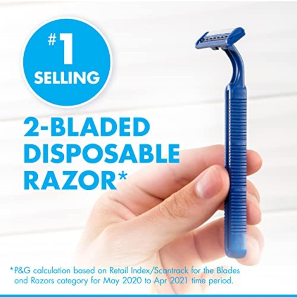 Gillette Sensor2 Disposable Razors for Men, Water Activated Lubrastrip to Help Avoid Skin Irritation, 18 count - Image 5