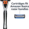 Amazon Basics 5-Blade MotionSphere Razor for Men with Dual Lubrication and Precision Beard Trimmer, Handle & 2 Cartridges (Cartridges fit Amazon Basics Razor Handles only) (Previously Solimo) - Image 3