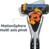 Amazon Basics 5-Blade MotionSphere Razor for Men with Dual Lubrication and Precision Beard Trimmer, Handle & 2 Cartridges (Cartridges fit Amazon Basics Razor Handles only) (Previously Solimo) - Image 5