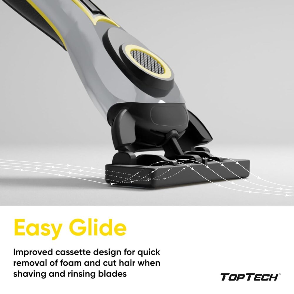 ULTRA 5 Razors for Men - Replaceable Cartridges for Manual Shaving Razor, 5 Blades Technology Refills - 8 Count Pack - Fits Gillette Fusion - Soft Shave & Sharp - Cost-effective Refill - Image 6